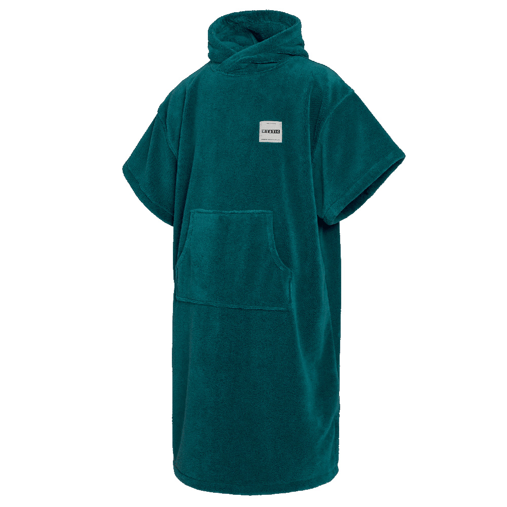 Teddy Poncho Teal Blau