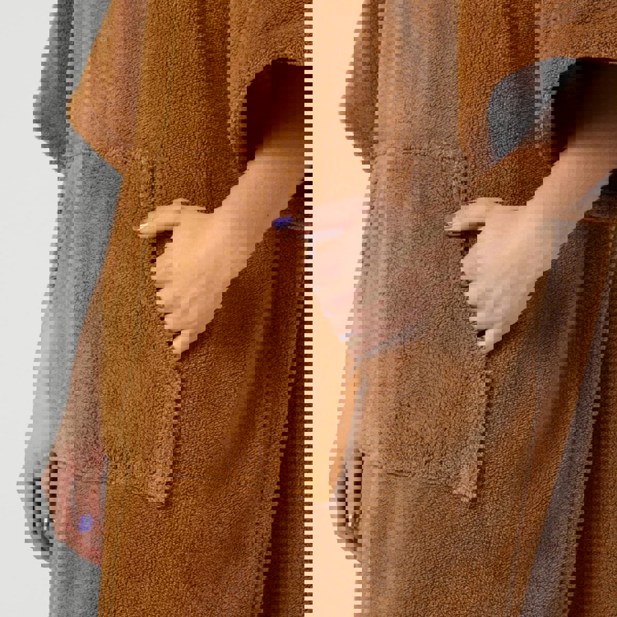 Mystic Teddy Poncho Braun 10