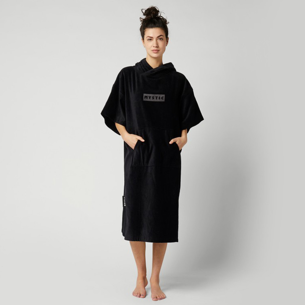 Mystic Cotton Deluxe Poncho Schwarz 5