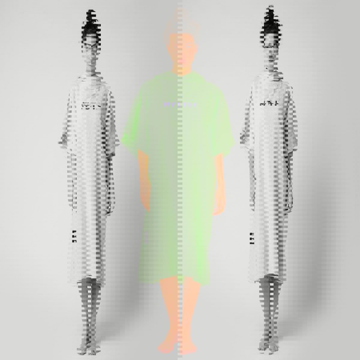 Mystic Markenponcho Limettengrün 10