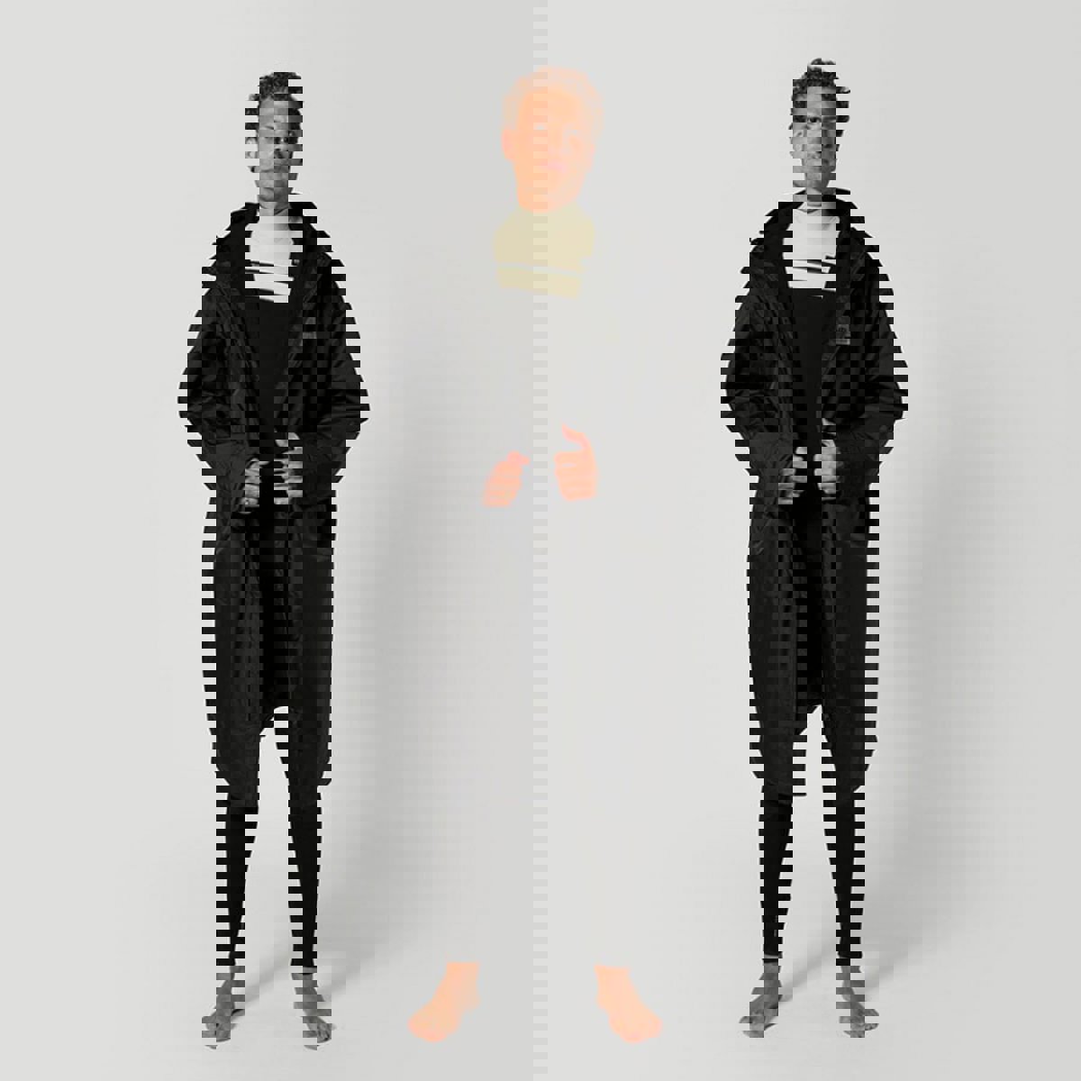 Mystic Explore Poncho Schwarz 14