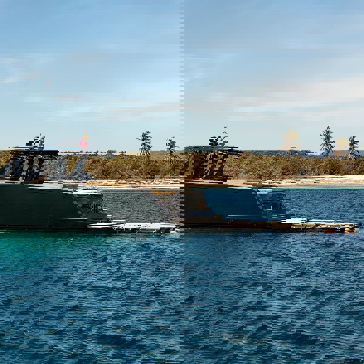 SeaRaft Teak Deck Schwarz Small Aufblasbares Plattform 15