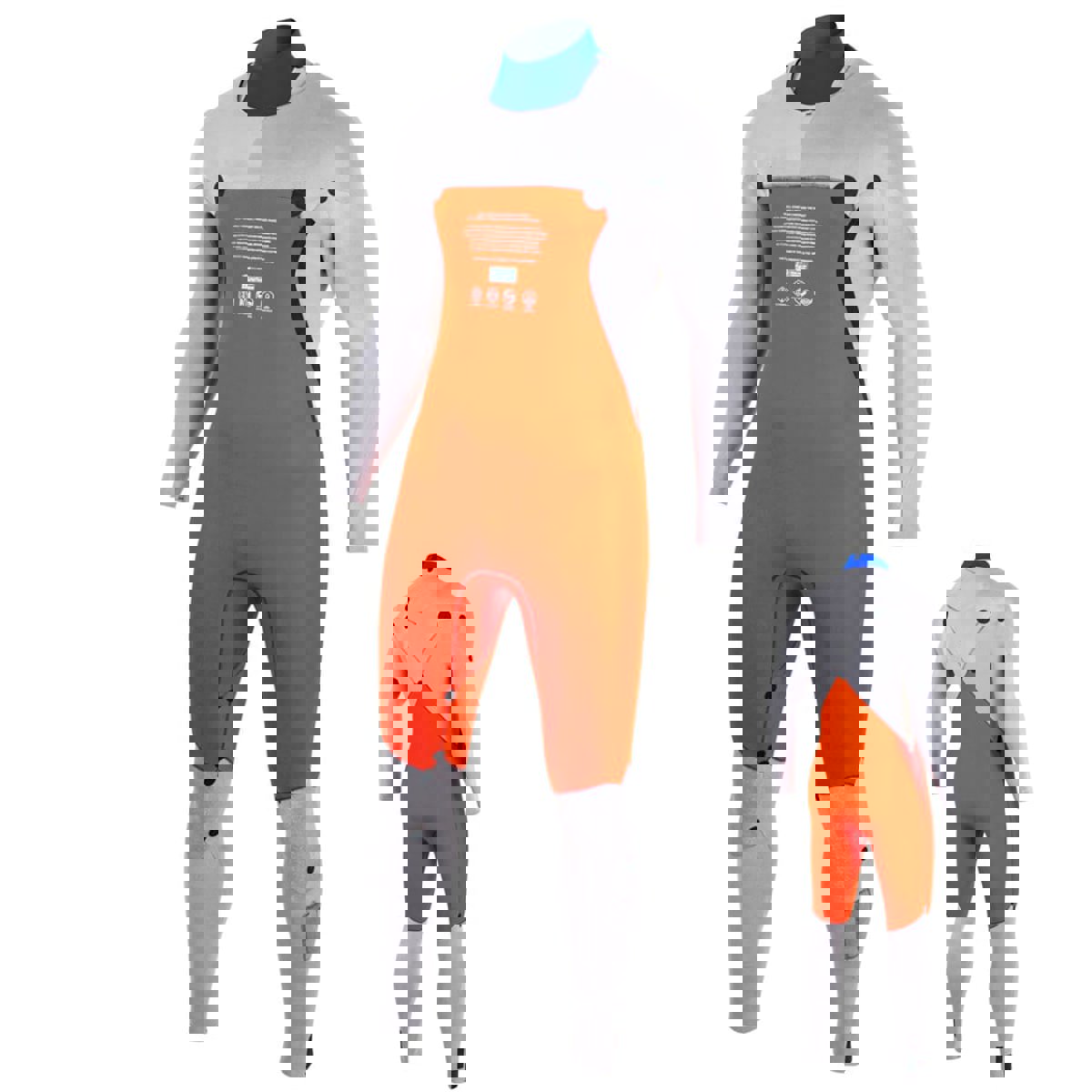 Prolimit PF1 4/3 Brustreißverschluss Steamer Natureprene Herren 5