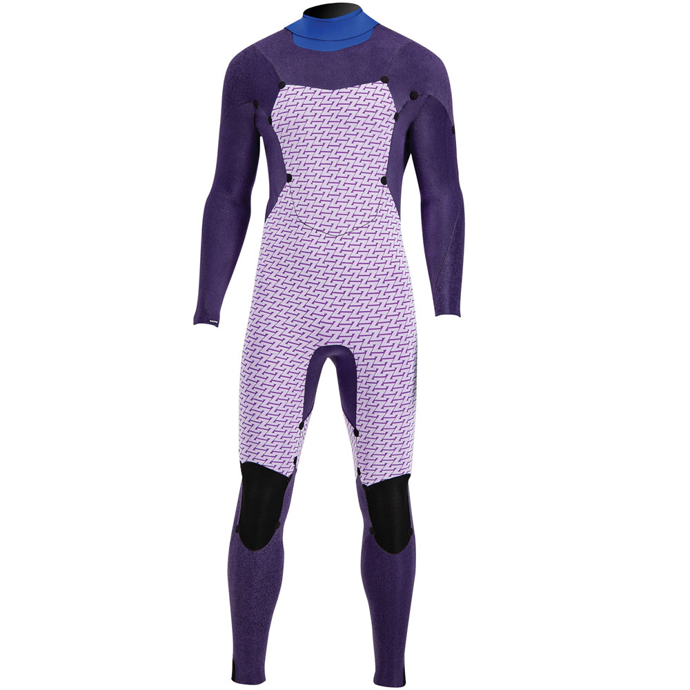 Prolimit Predator Steamer DownAirflex 5/3 Rückenreißverschluss Herren Schwarz 3