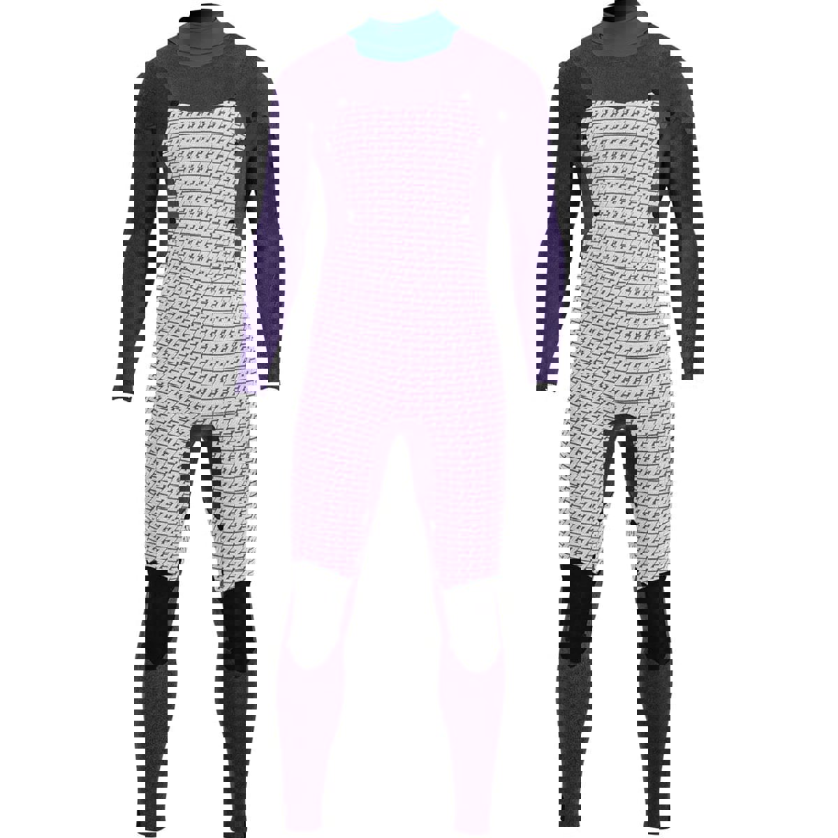 Prolimit Predator Steamer DownAirflex 5/3 Rückenreißverschluss Herren Schwarz 8