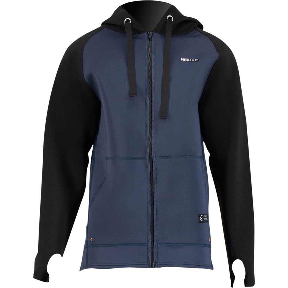 Prolimit Sup Neopren Hoodie mit Reißverschluss 1,5mm Schwarz 3