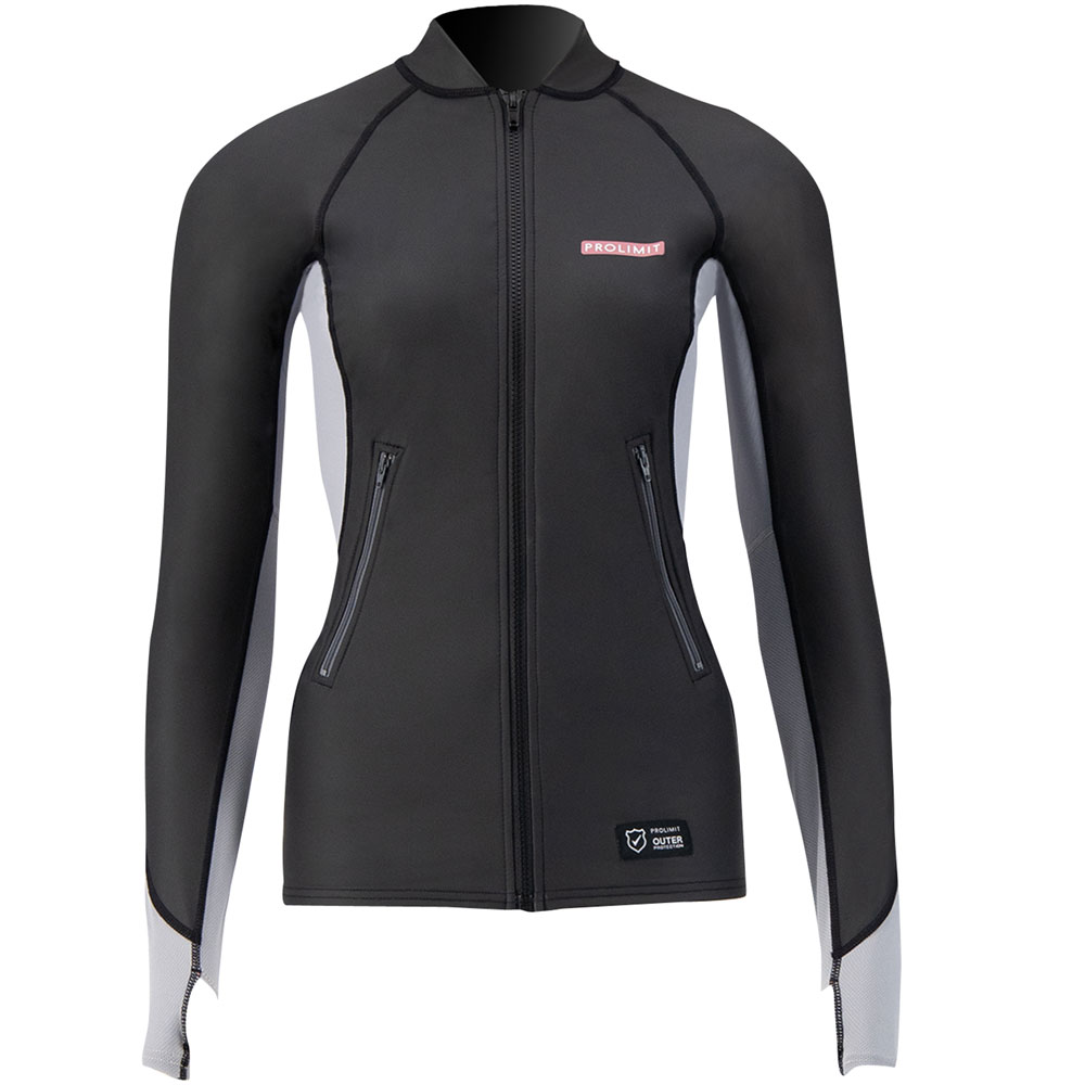 Prolimit Sup Top Damen Loosefit 1,5mm Schwarz/Grau foto 1