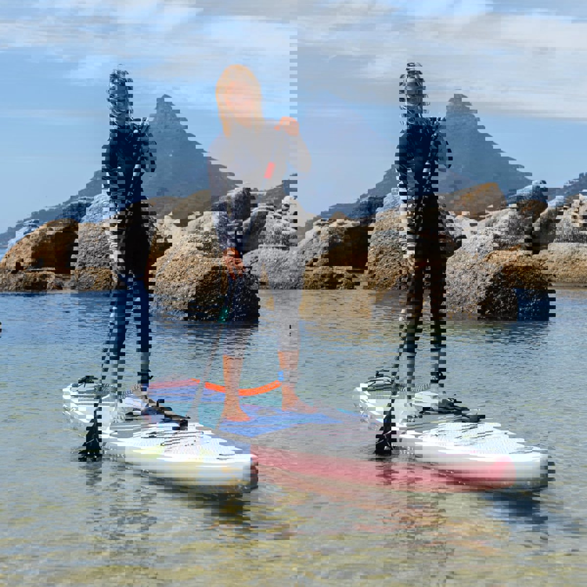 Prolimit Sup Top Damen Loosefit 1,5mm Schwarz/Grau 7