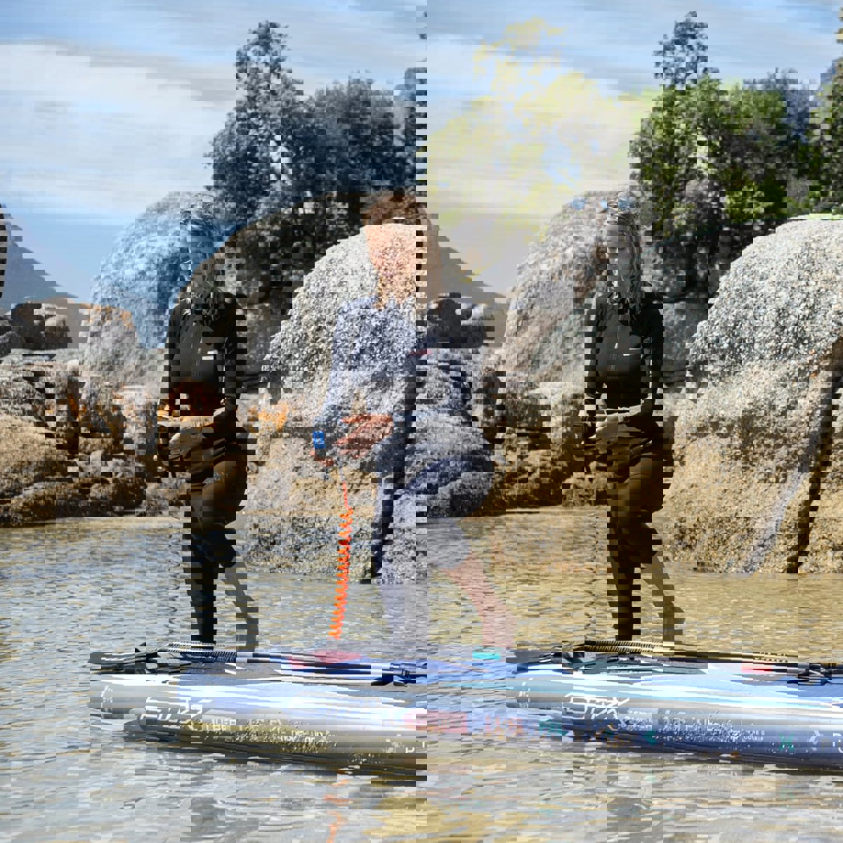 Prolimit Damen Sup-Hose 3/4 Schwarz 9