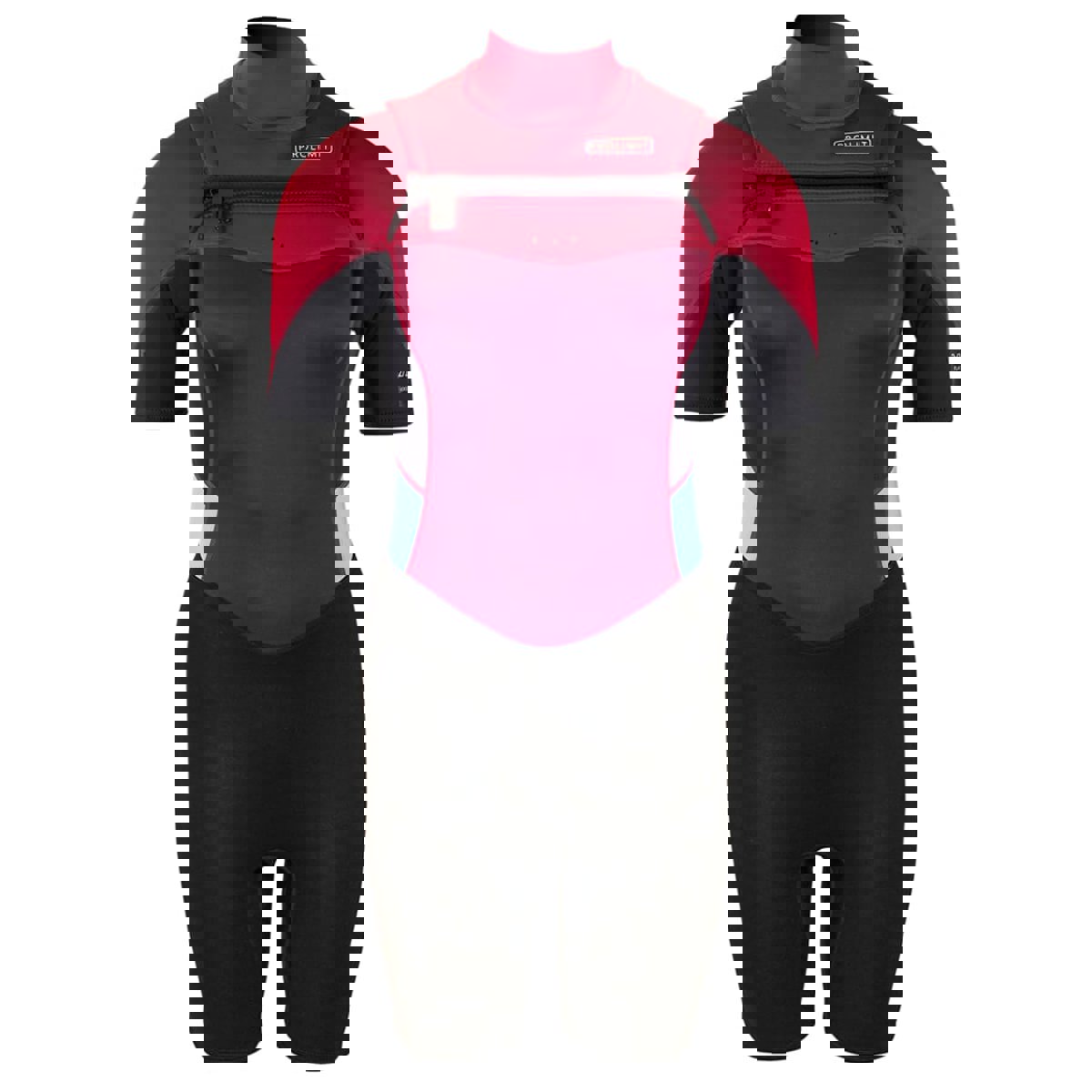 Prolimit Fire Shorty Freezip 2/2 mm Chest Zip Black/Wine Damen Neoprenanzug 7