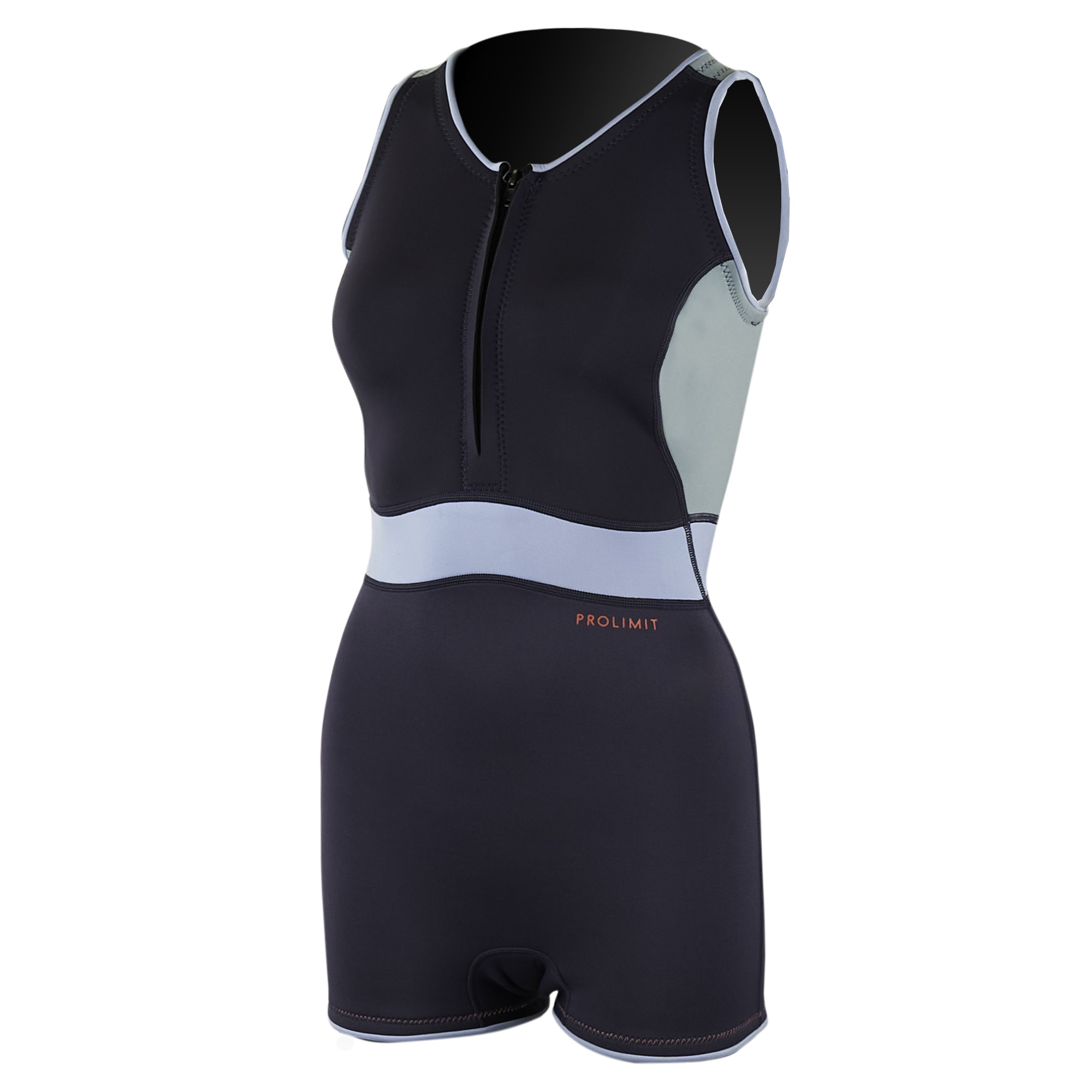 Prolimit Fire sleeveless Shorty 2/2 mm Reißverschluss am Brustkorb Blau Wetsuit Damen foto 1