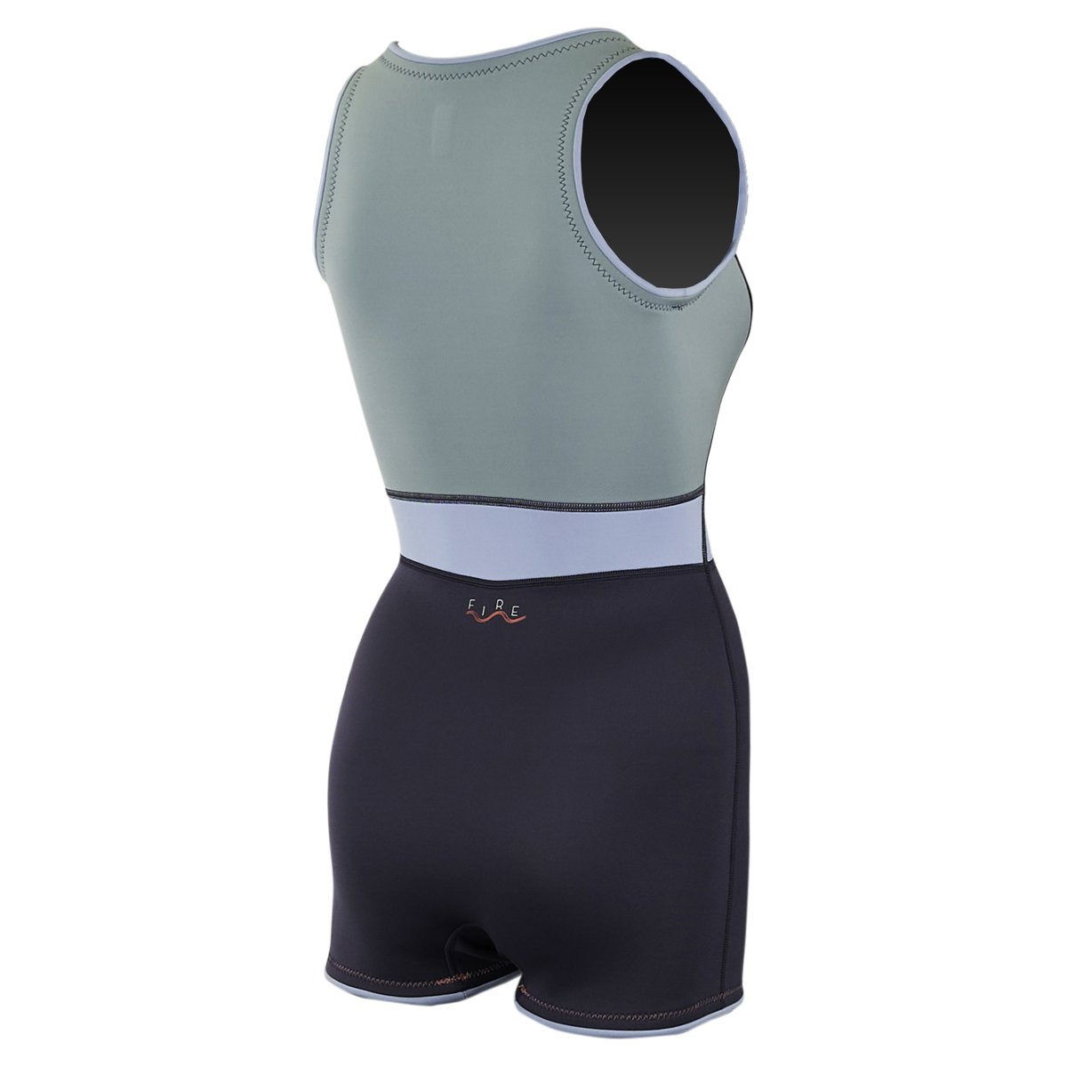 Prolimit Fire sleeveless Shorty 2/2 mm Reißverschluss am Brustkorb Blau Wetsuit Damen 5