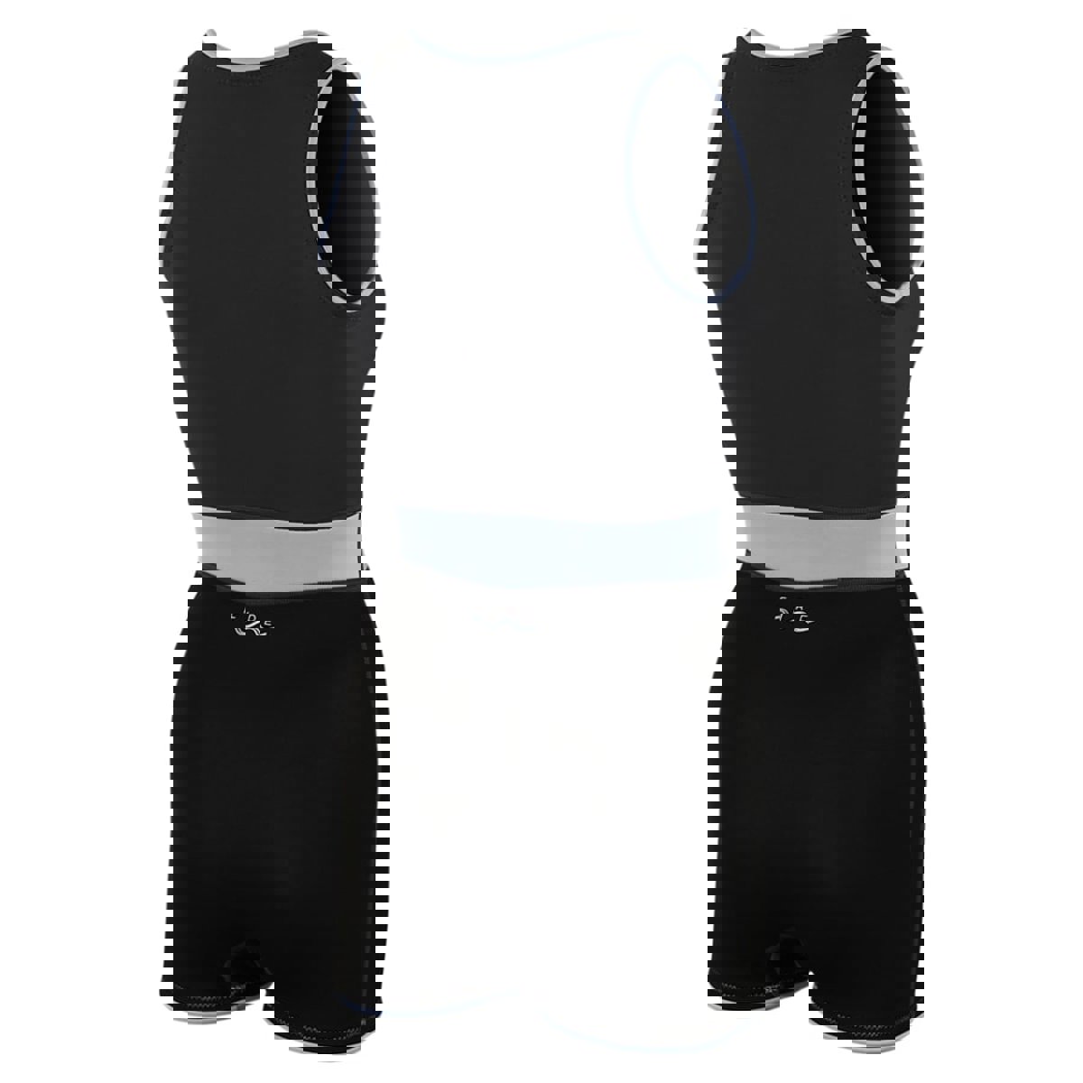 Prolimit Fire sleeveless Shorty 2/2 mm Reißverschluss Grau/Blau Damen Neoprenanzug 6