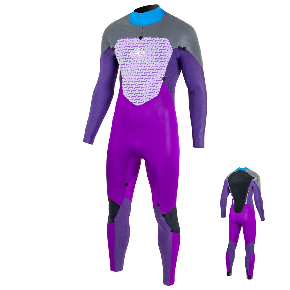 Prolimit Fusion Steamer 5/3 mm Rückenreißverschluss Herren Neoprenanzug Schwarz 4