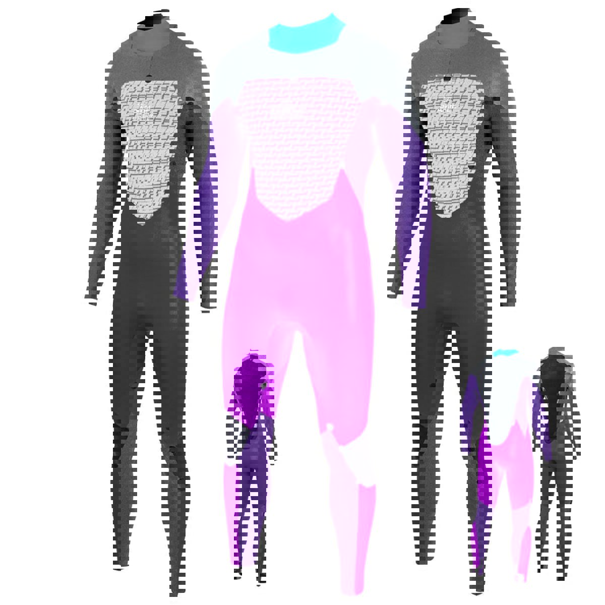 Prolimit Fusion Steamer 5/3 mm Rückenreißverschluss Herren Neoprenanzug Schwarz 8