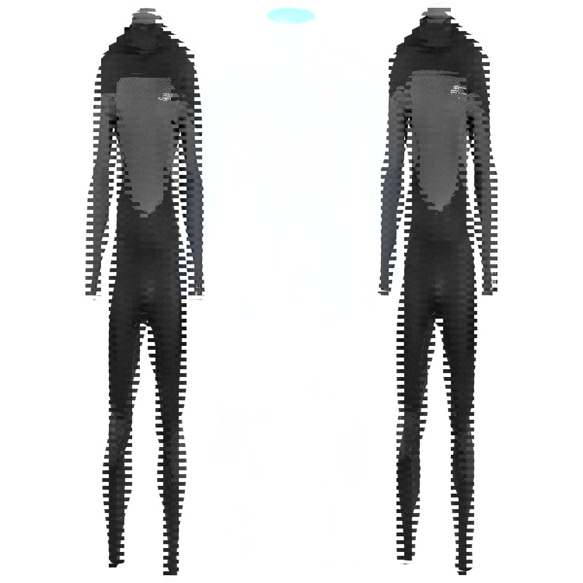 Prolimit Fusion Steamer 4/3 mm Rückenreißverschluss Herren-Wetsuit Schwarz 5