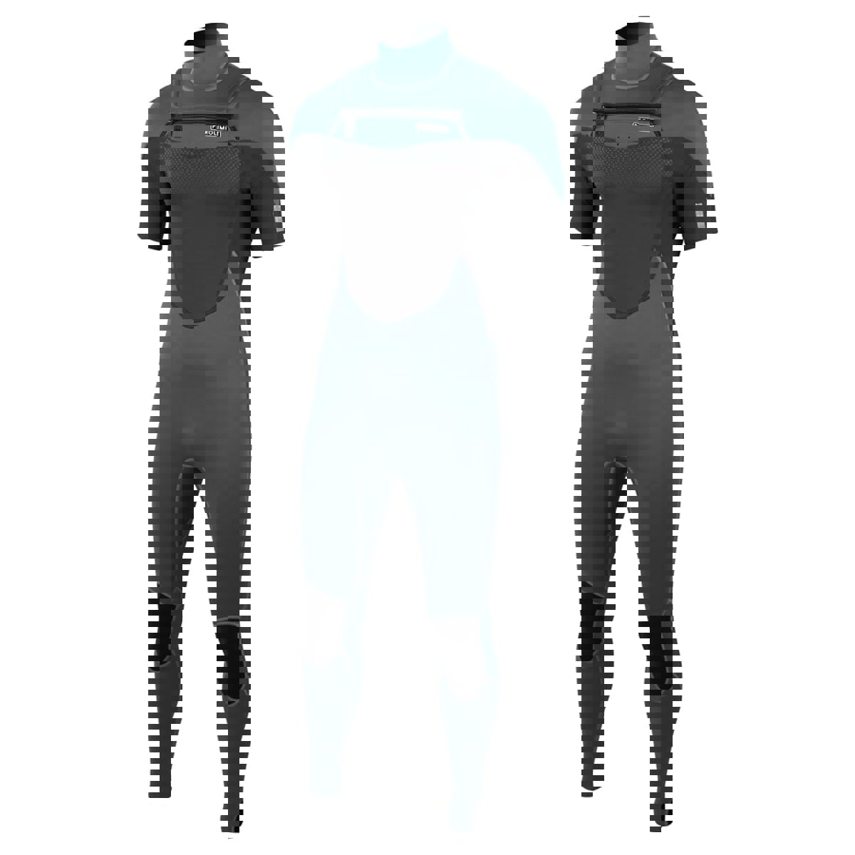 Prolimit Fusion Steamer Shortarm Freezip 3/2 mm Chest Zip Herren Misty Blue 7