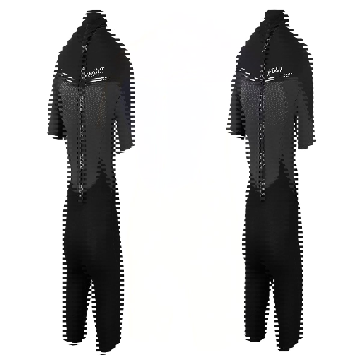 Prolimit Fusion Shorty 2/2 mm Rückenreißverschluss Herren Neoprenanzug Schwarz 7