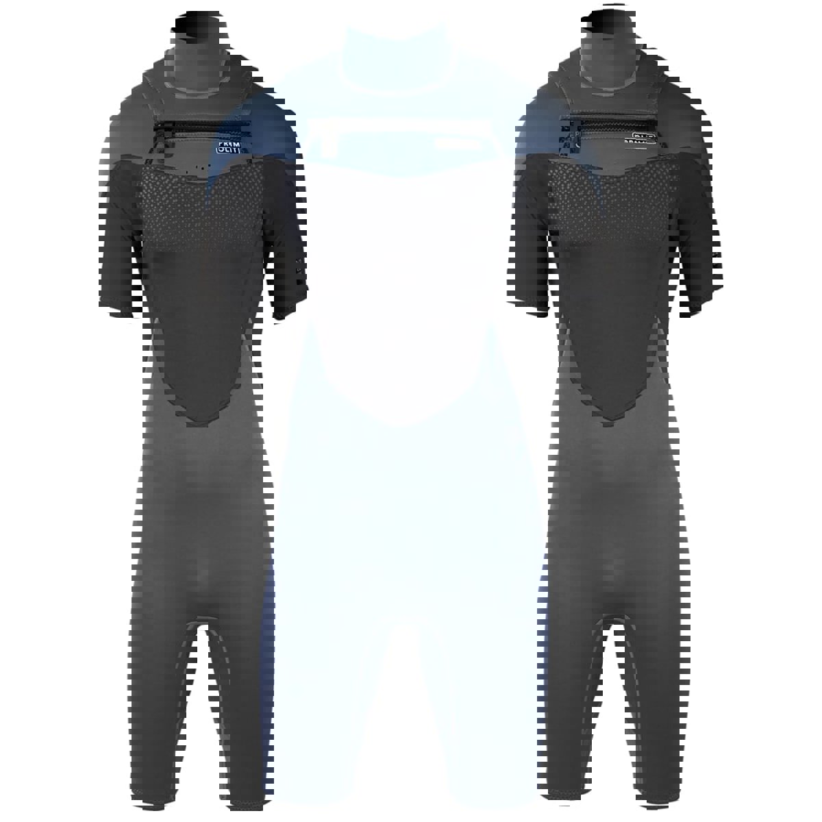 Prolimit Fusion Shorty Freezip 2/2 mm Brustreißverschluss Herren-Wetsuit Misty Blau 6