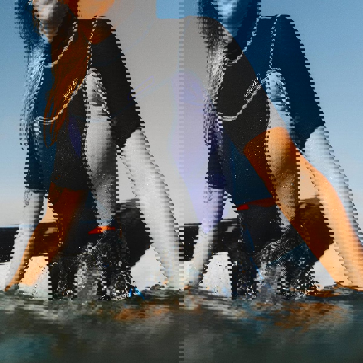 Prolimit Edge Shorty Neoprenanzug 2/2 mm Rückenreißverschluss Damen lila 12