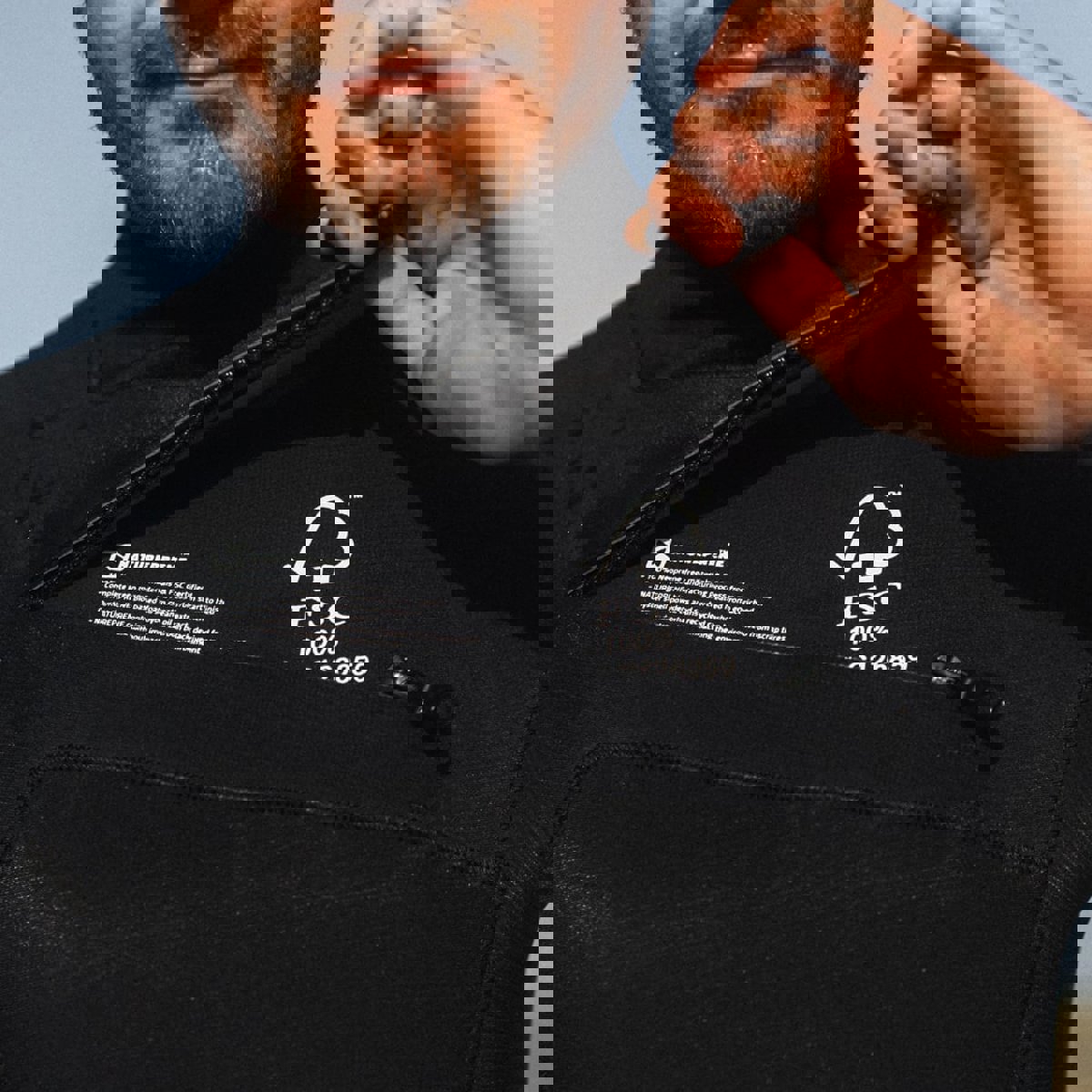 Prolimit PF3 Neoprenanzug 5/4 mm Frontreißverschluss Herren schwarz 14