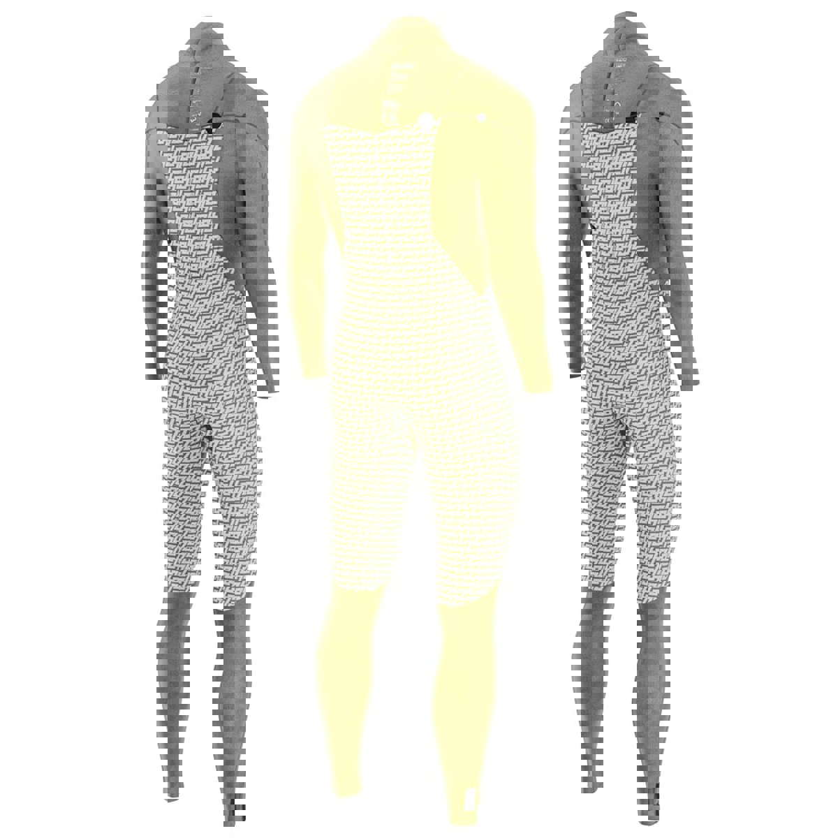 Prolimit Predator Steamer 5/4 mm Neoprenanzug Herren Rückenreißverschluss schwarz 10