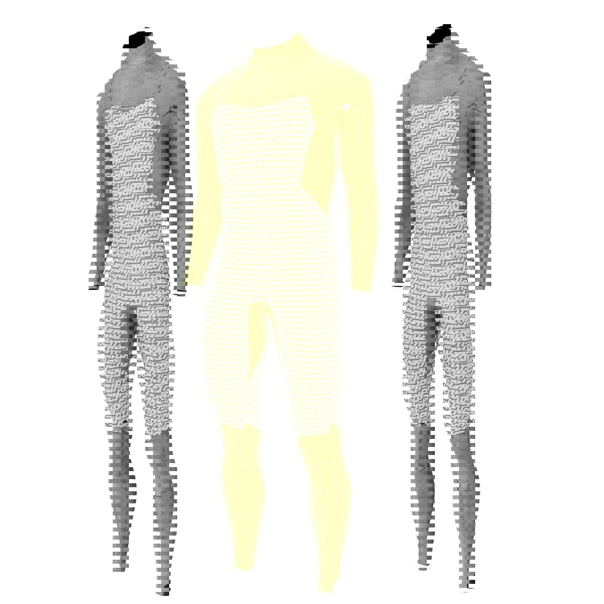 Prolimit Predator Steamer 5/4 mm Neoprenanzug Herren Rückenreißverschluss schwarz 9