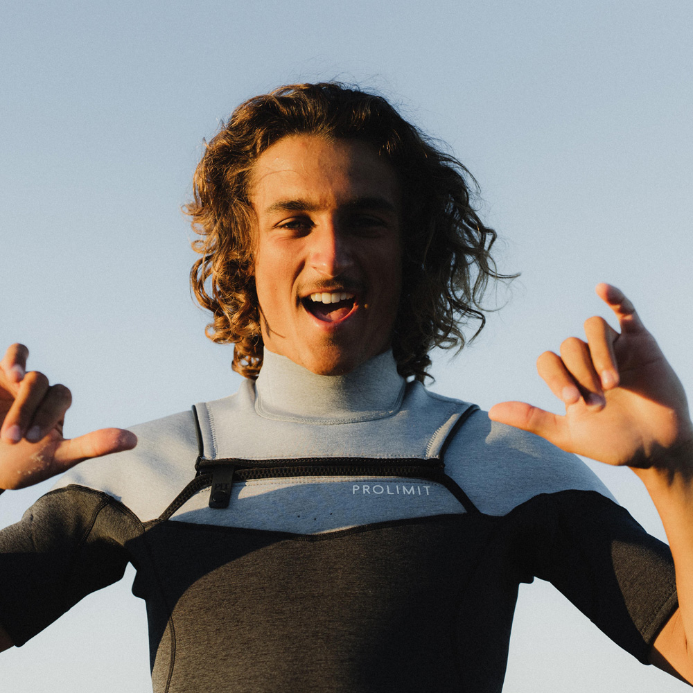 Prolimit Mercury Shorty 2/2 mm Neoprenanzug Herren Brustreißverschluss grau 4