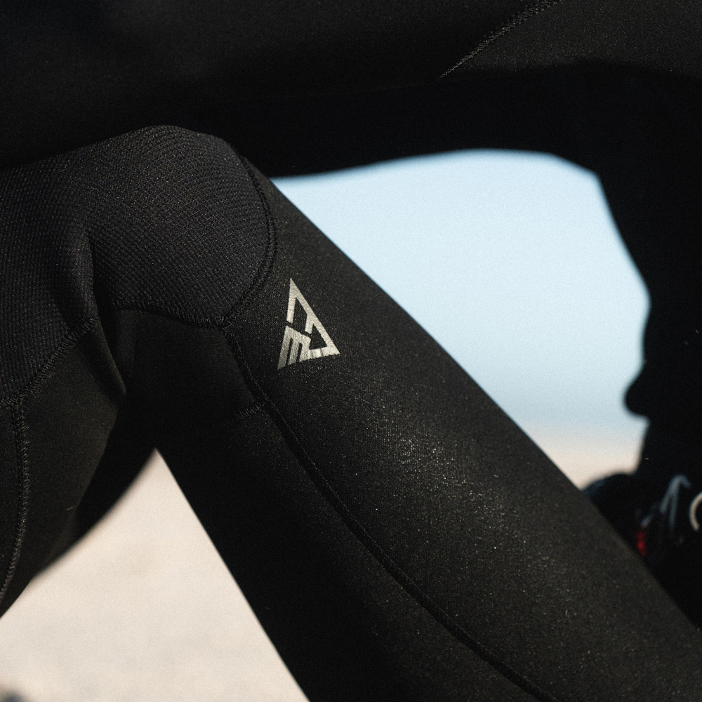 Prolimit ACE Steamer 5/4 mm Neoprenanzug Herren Rückenreißverschluss grau 4