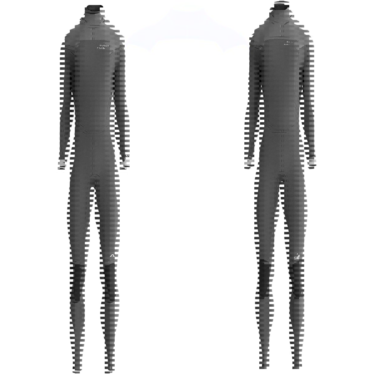 Prolimit ACE Steamer 5/4 mm Neoprenanzug Herren Rückenreißverschluss grau 5