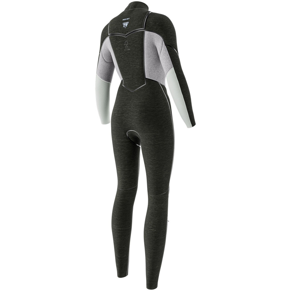 Prolimit Oxygen Steamer Freezip 5/4 mm Damen Schwarz/Grau 3