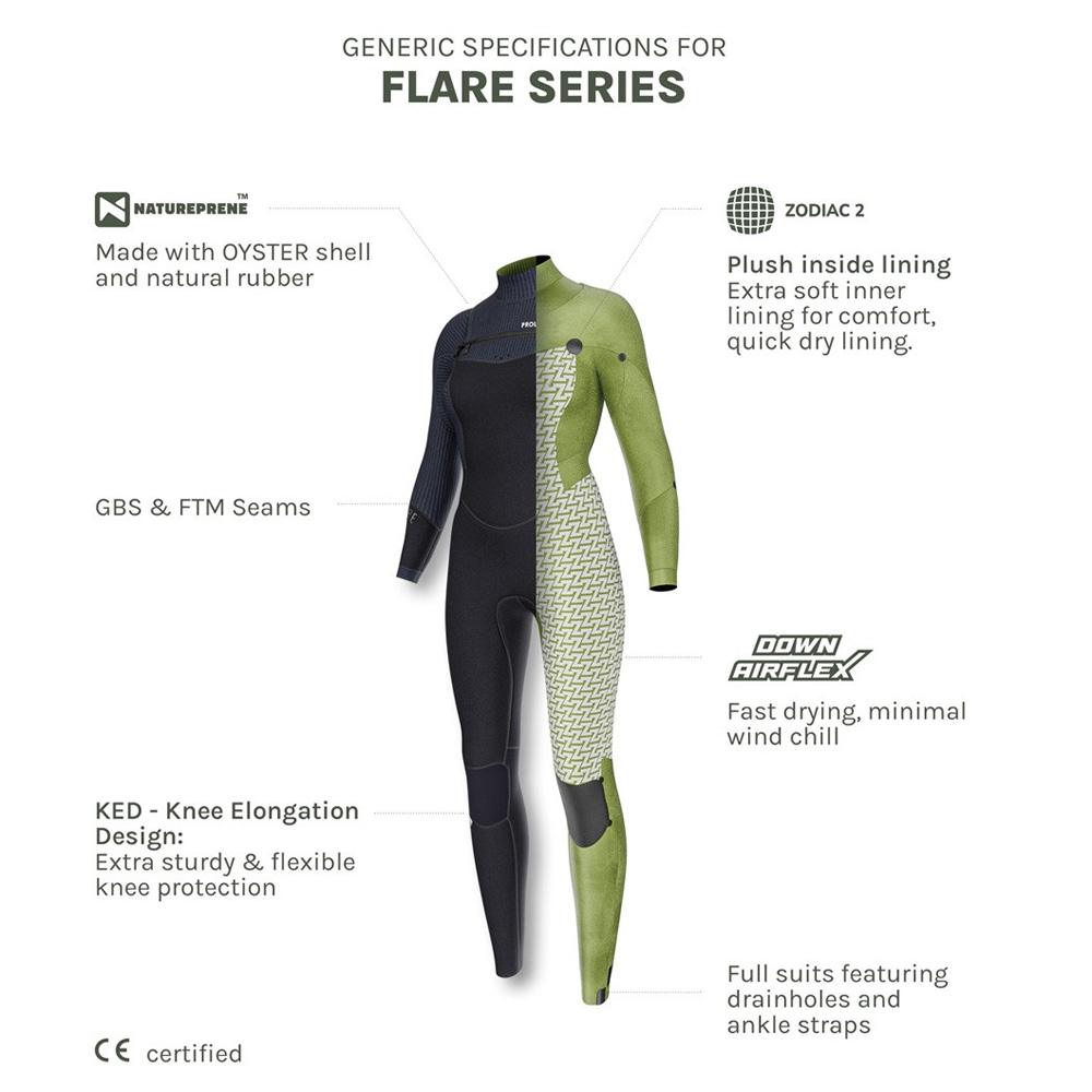 Prolimit Flare Sreamer free-X 6/4 mm Damen blau 7