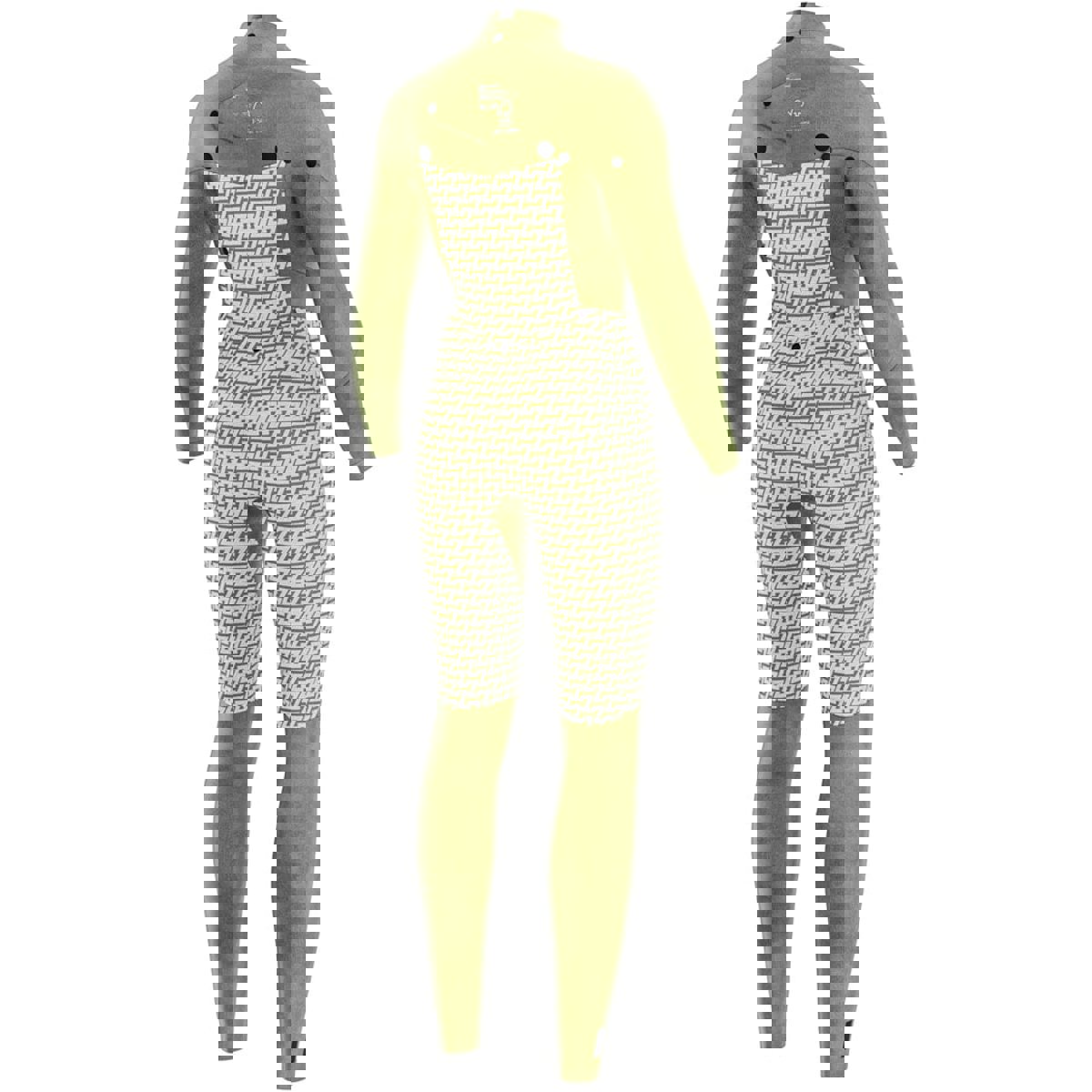 Prolimit Flare Steamer 4/3 mm Neoprenanzug Damen Brustreißverschluss blau 17