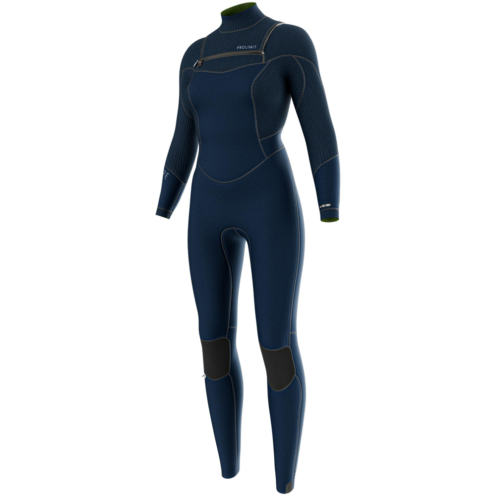 Prolimit Flare Fullsuit 3/2 mm Neoprenanzug Damen Brustreißverschluss blau foto 1