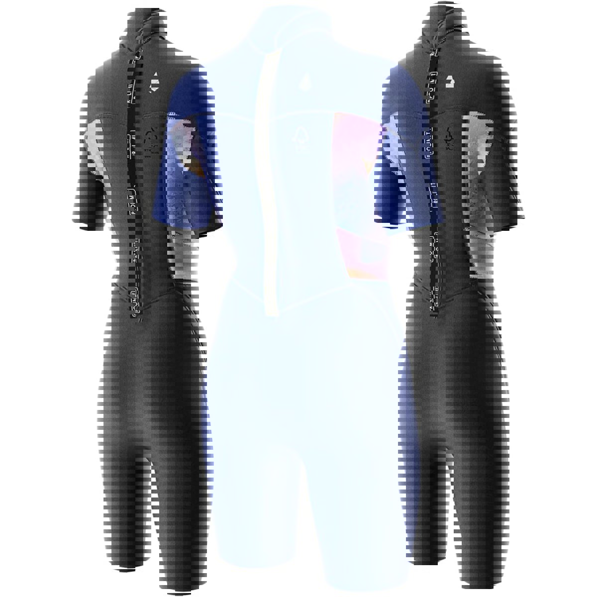 Prolimit Fire Shorty V-zip 2/2 mm Damen blau 7