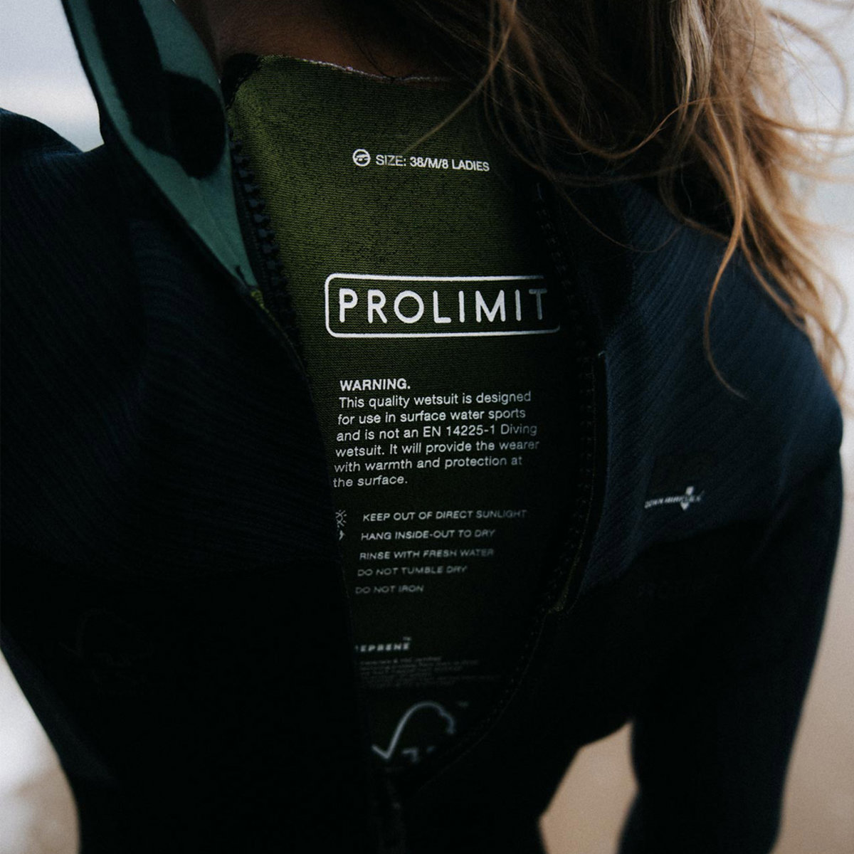 Prolimit Flare Steamer V-Zip 5/4 mm Damen Schwarz 12