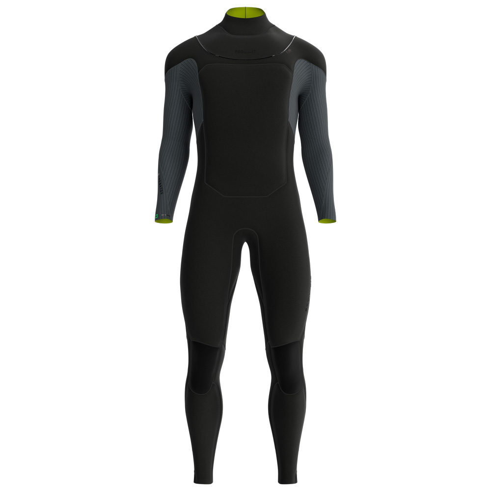 Prolimit Predator Steamer C-Zip 5/4 mm Herren Schwarz 2