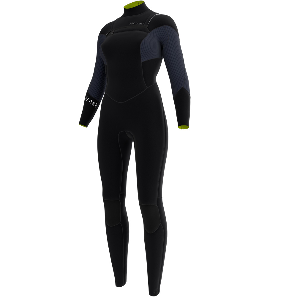 Prolimit Flare Steamer Freezip 4/3 mm Damen Schwarz/Blau foto 1