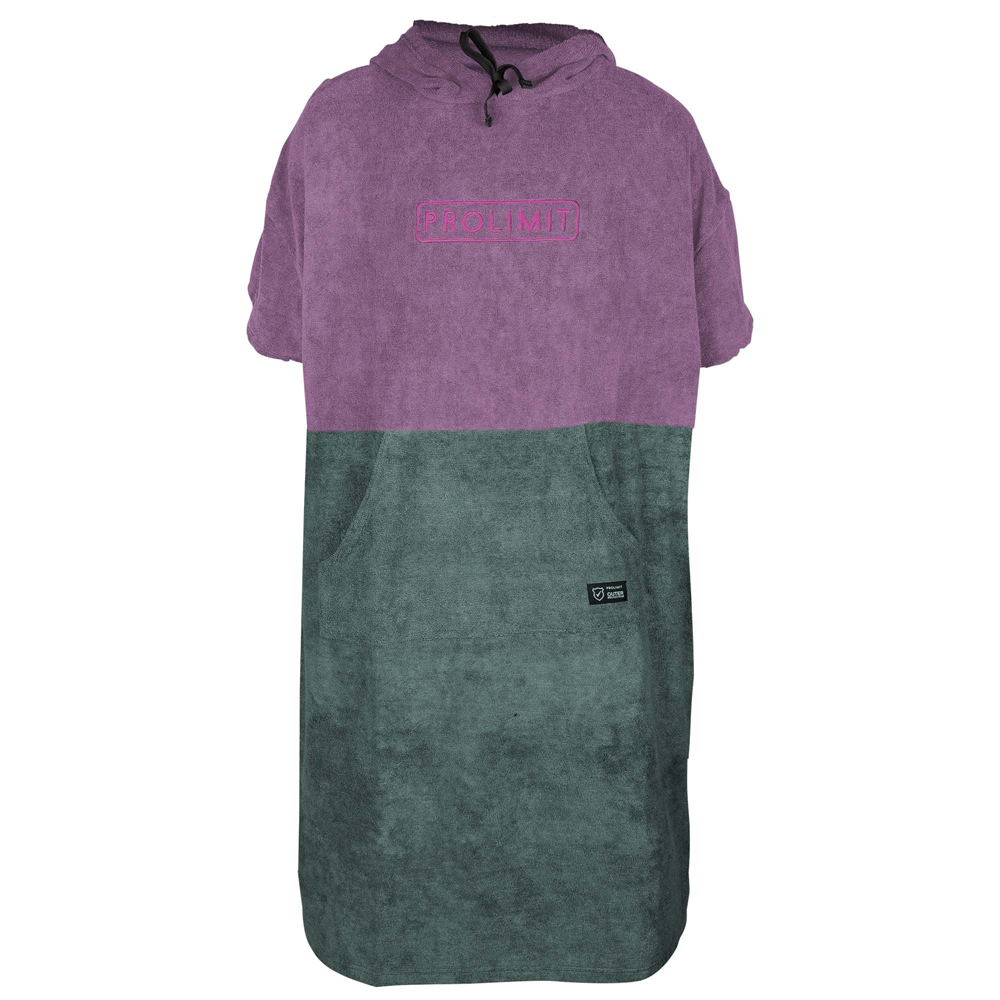 Poncho Damen Pink/Grau