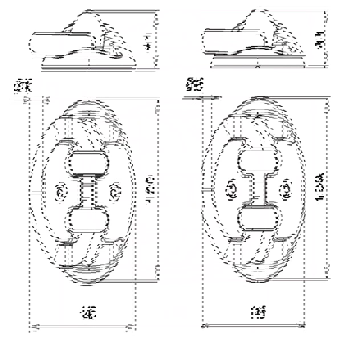 Stazo Wand-/Dock-Ankerplatte werfen 5