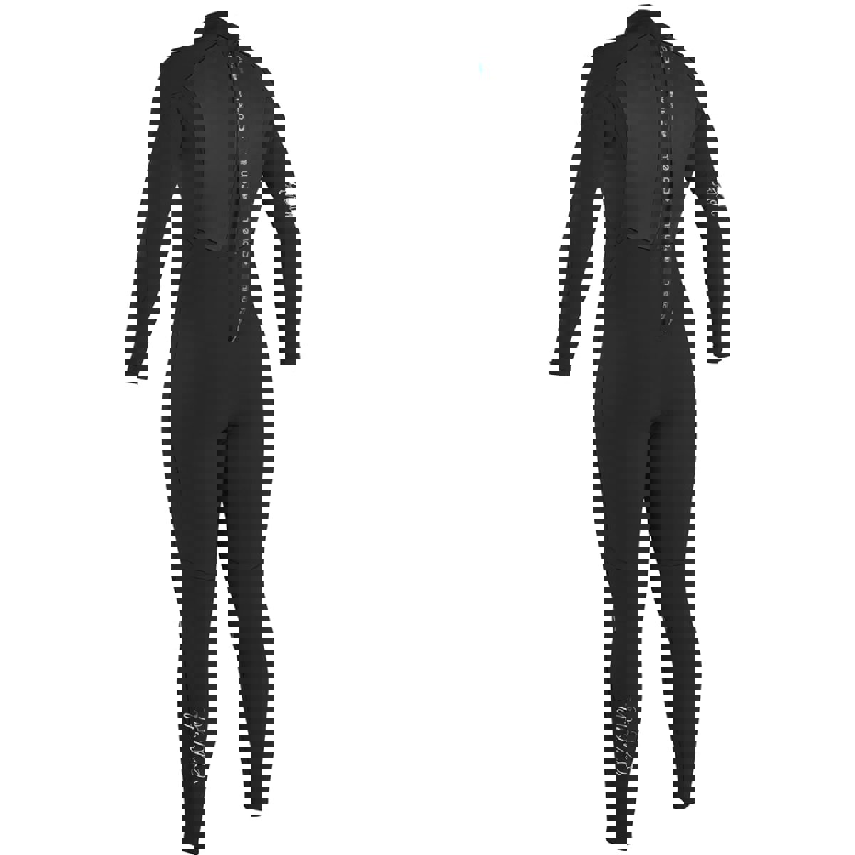 Oneill Epic 4/3 Rückenreißverschluss Ganzanzug Damen Schwarz 5