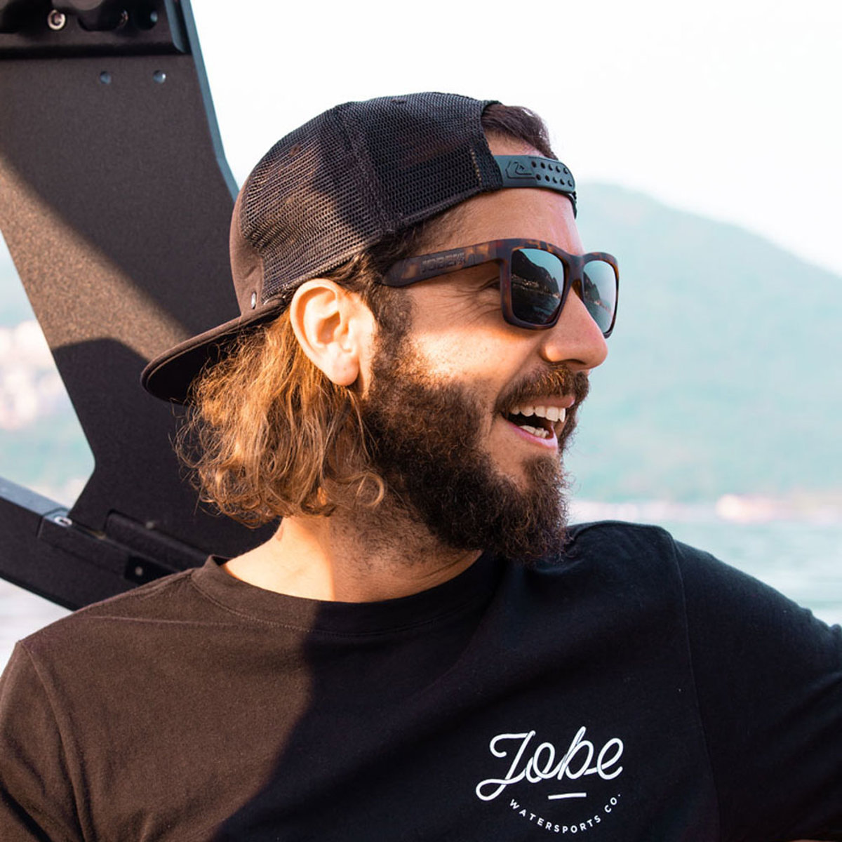 Jobe Schwimmende Sonnenbrille in Braun-Grau 9