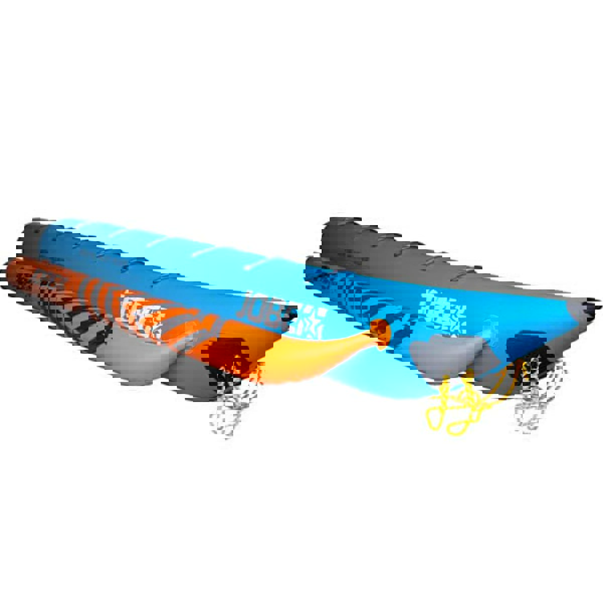 Jobe Heavy Duty Multi Rider Fun Tube für 8 Personen in Blau-Orange 8