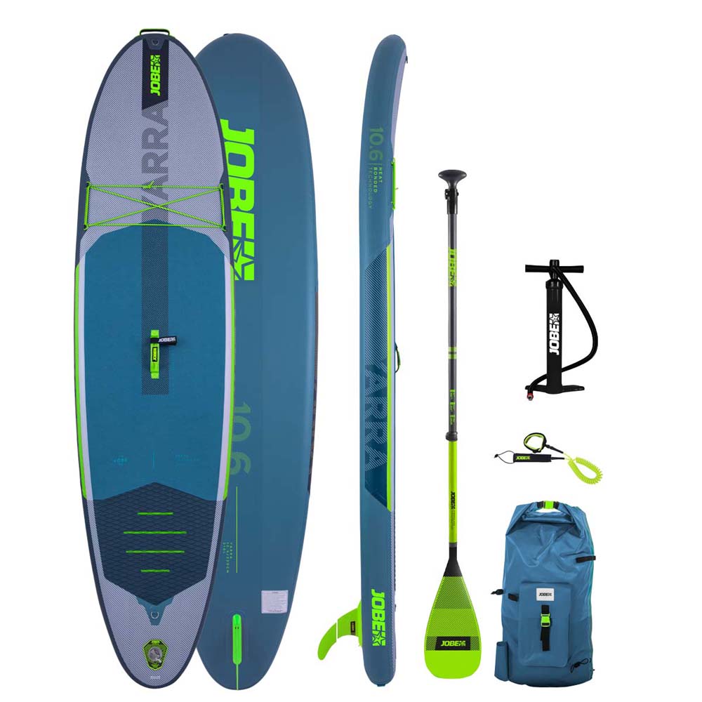 Jobe Yarra 10.6 aufblasbares Sup-Board Vorteilspaket Stahlblau foto 1