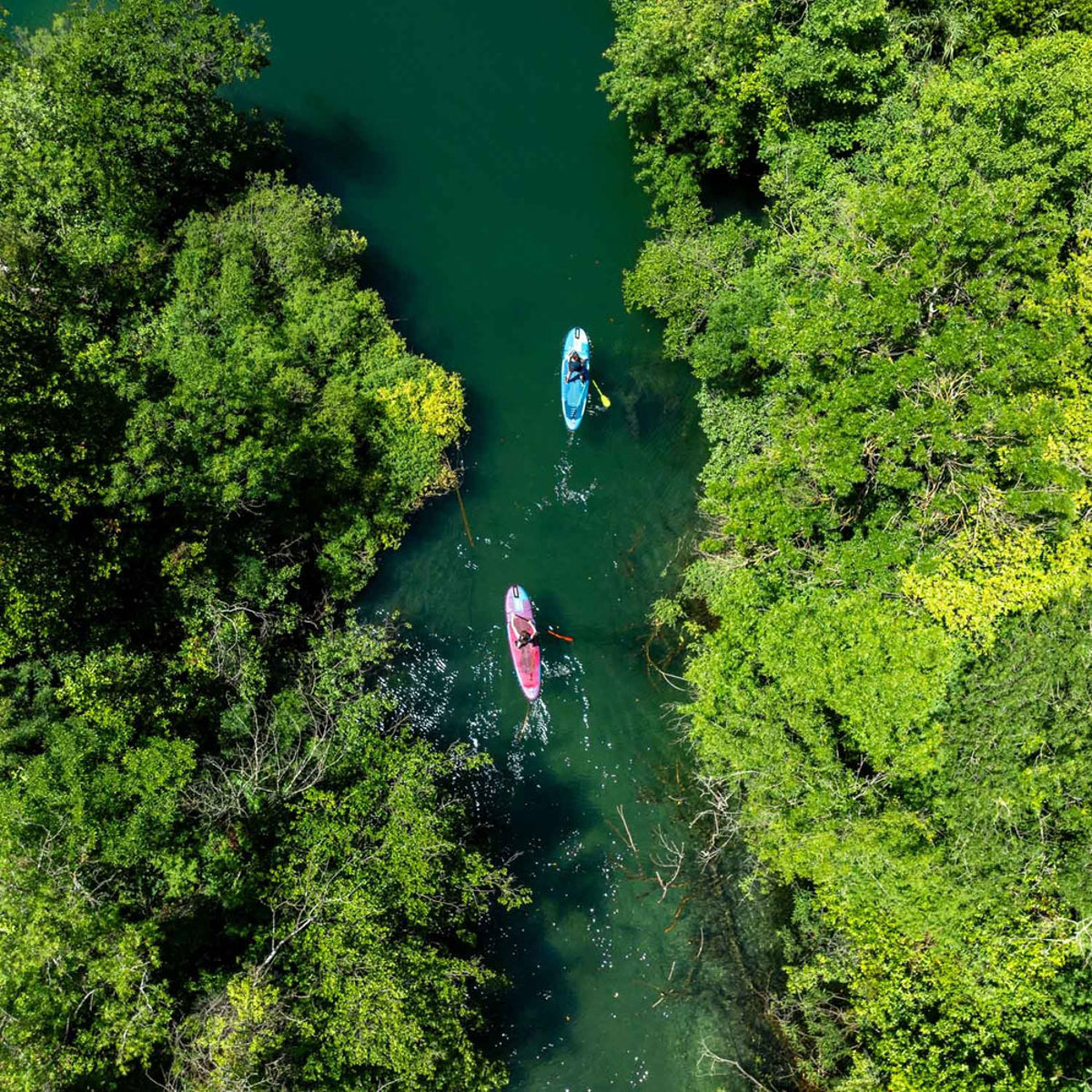 Jobe Yarra 10.6 aufblasbares SUP-Paket blau 10