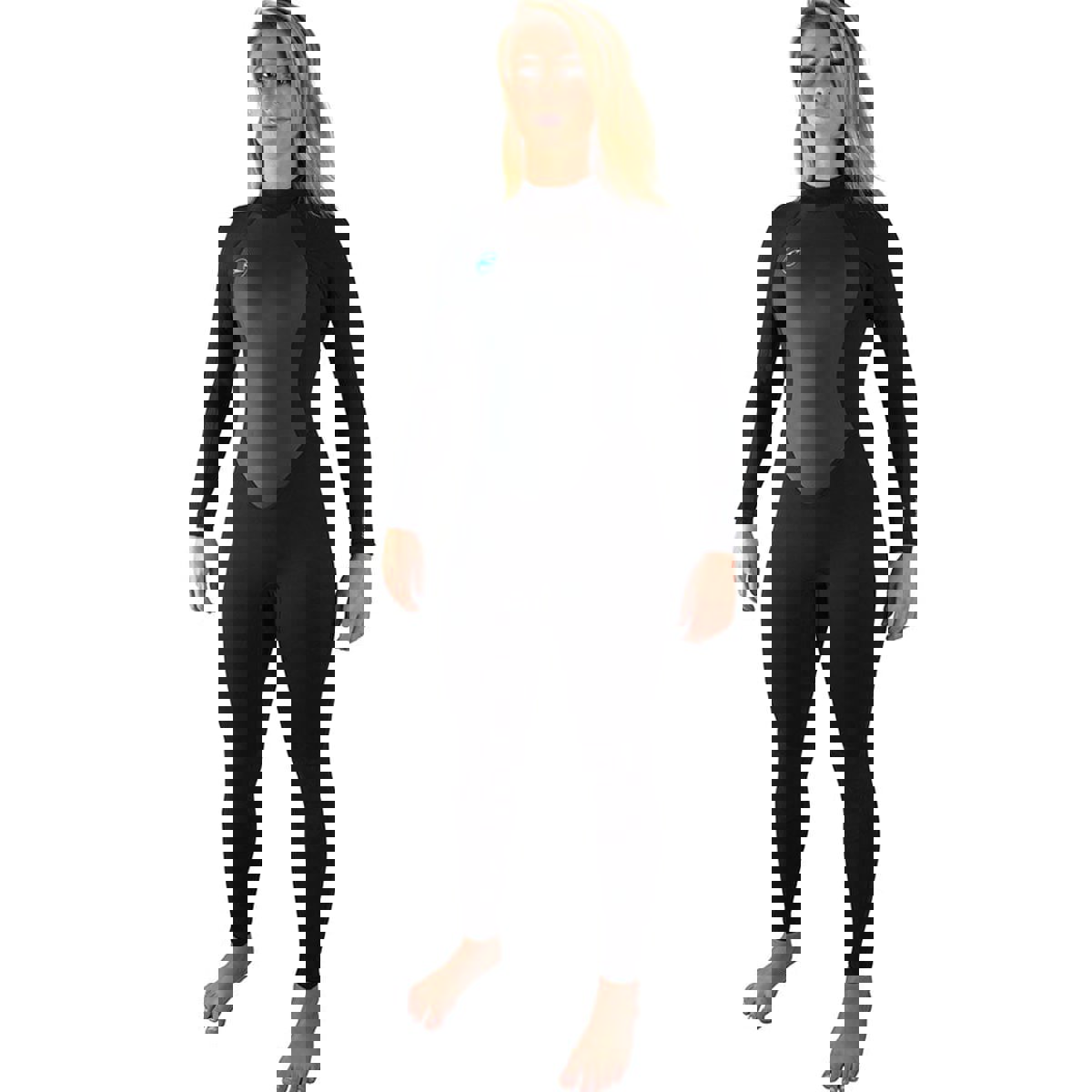 Oneill Reactor-2 3/2mm Rückenreißverschluss-Ganzanzug für Damen in Schwarz 7