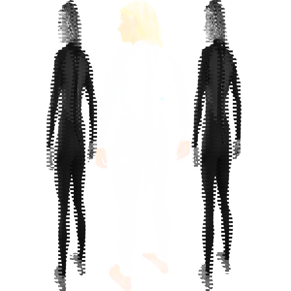 Oneill Reactor-2 3/2mm Rückenreißverschluss-Ganzanzug für Damen in Schwarz 8