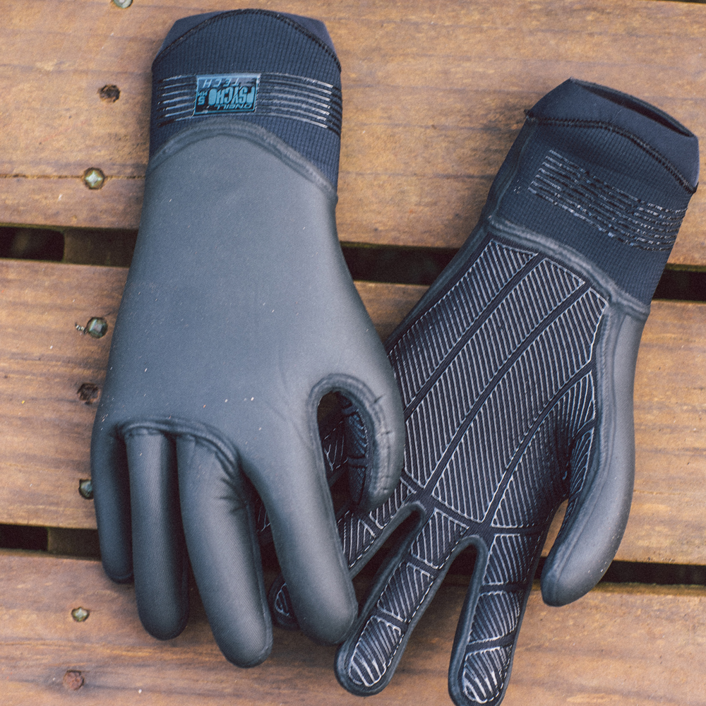 Oneill Psycho Tech 5mm Neoprenhandschuhe Unisex Schwarz 4