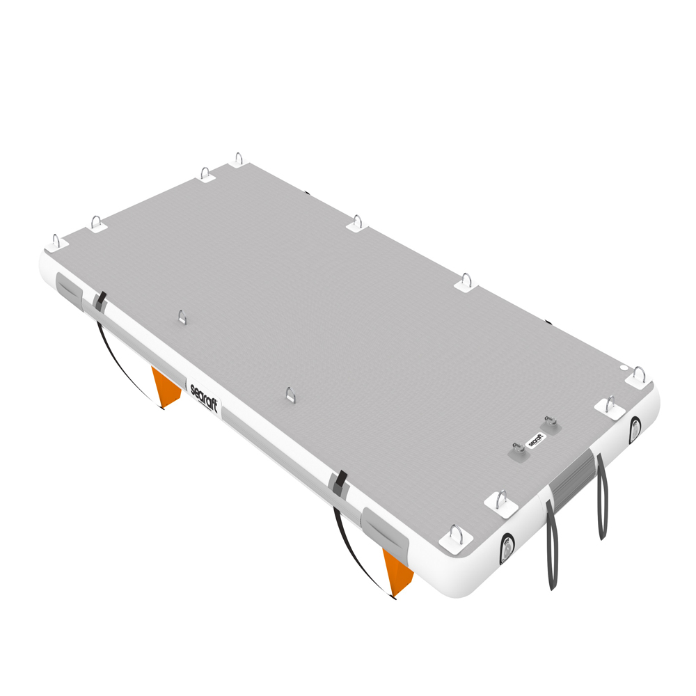 SeaRaft Diamond Deck Grau Medium Aufblasbares Plattform foto 1
