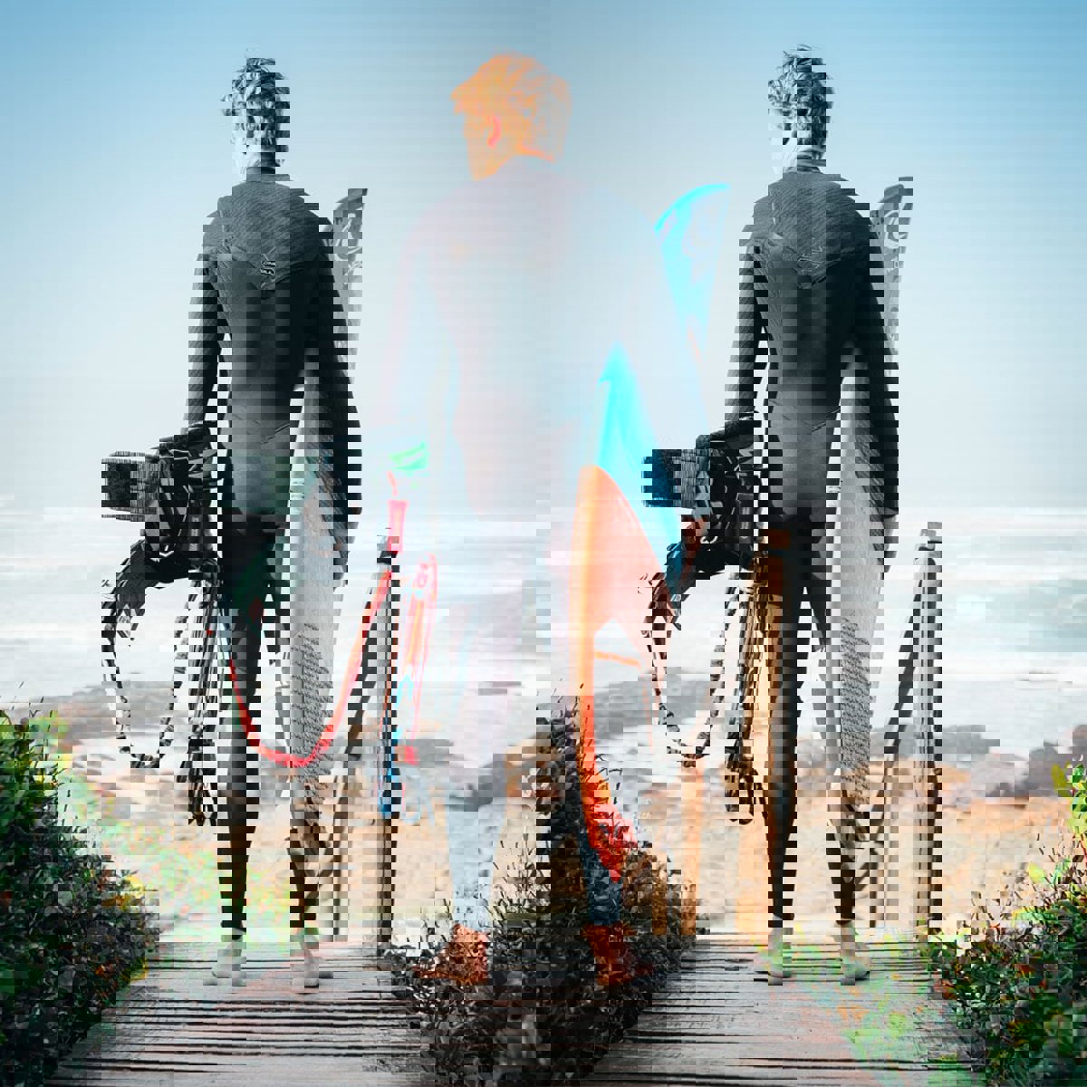 Oneill Hyperfreak 4/3+ Brustreißverschluss-Ganzanzug Herren Schwarz 12